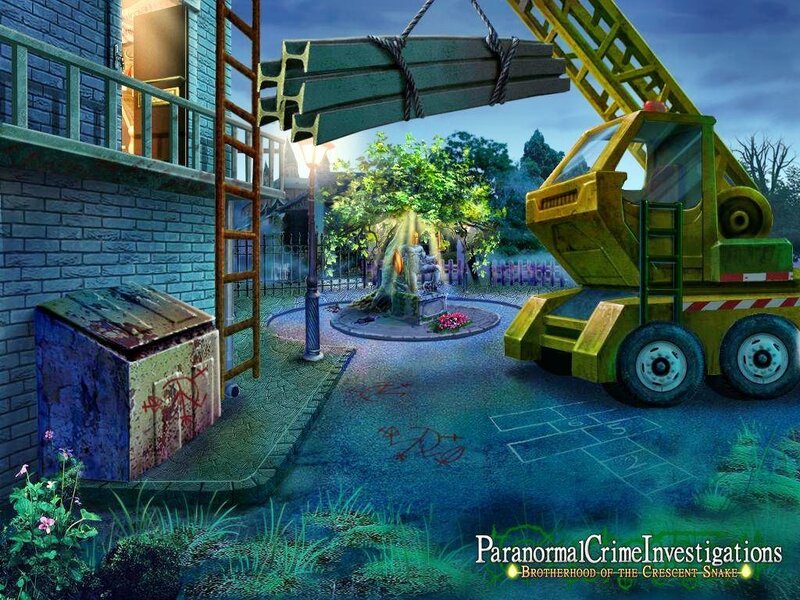 Yellow Crane on Street