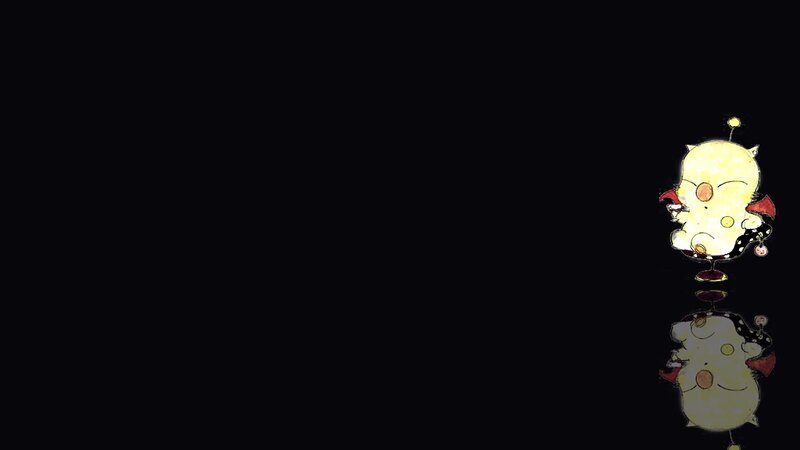 yellow creature on black background