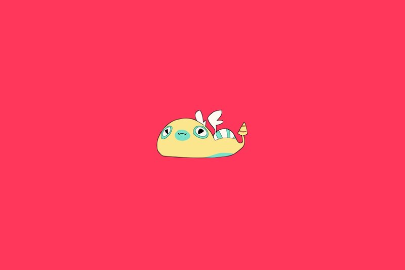 Yellow Creature with Wings