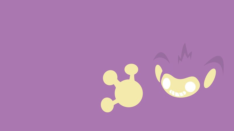 yellow creatures on purple