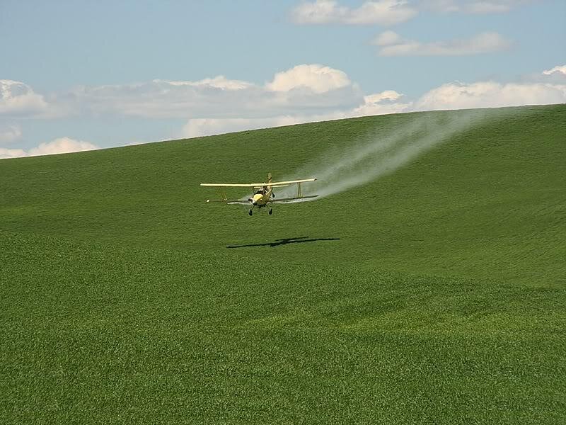 Yellow Crop-duster Plane