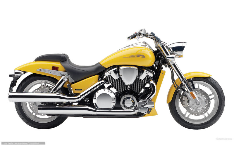 Yellow Cruiser Motorcycle — Neutral