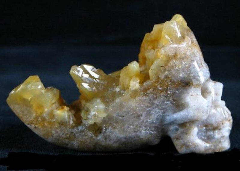 Yellow Crystal Skull