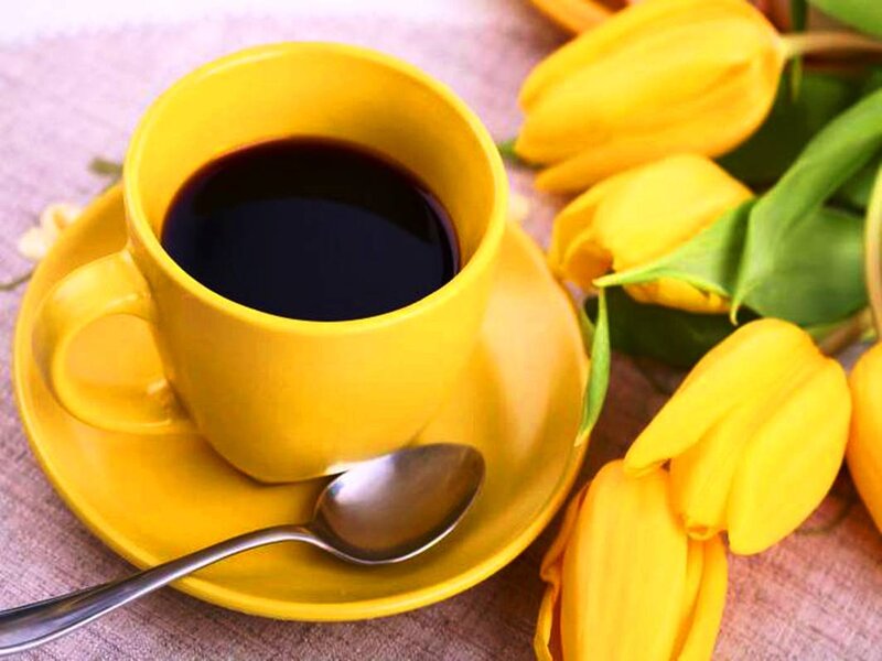 Yellow Cup of Coffee