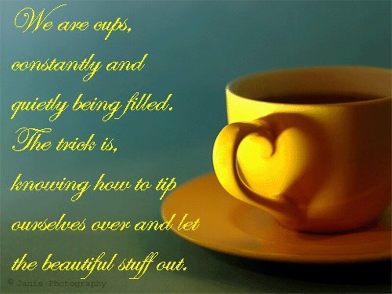 Yellow Cup with Saucer