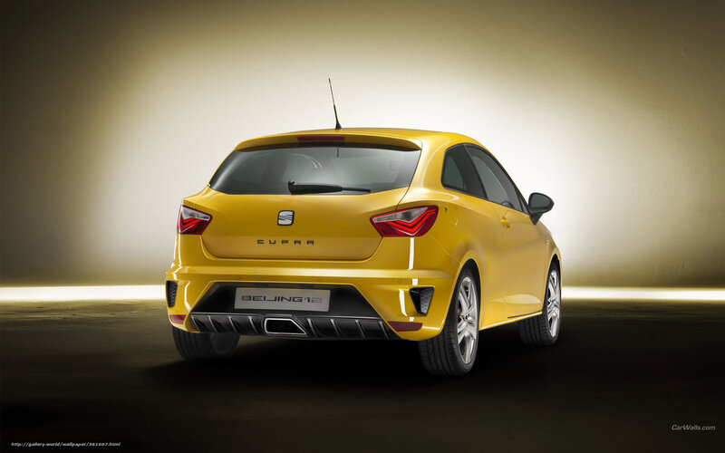 Yellow Cupra Car — Dramatic, Photograph, Antenna