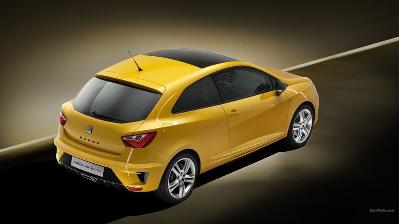 Yellow Cupra Car