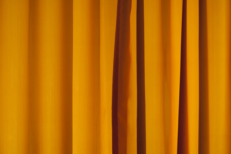 Yellow Curtain Folds