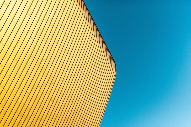 Yellow Curved Building