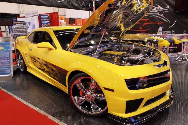 Yellow Custom Camaro