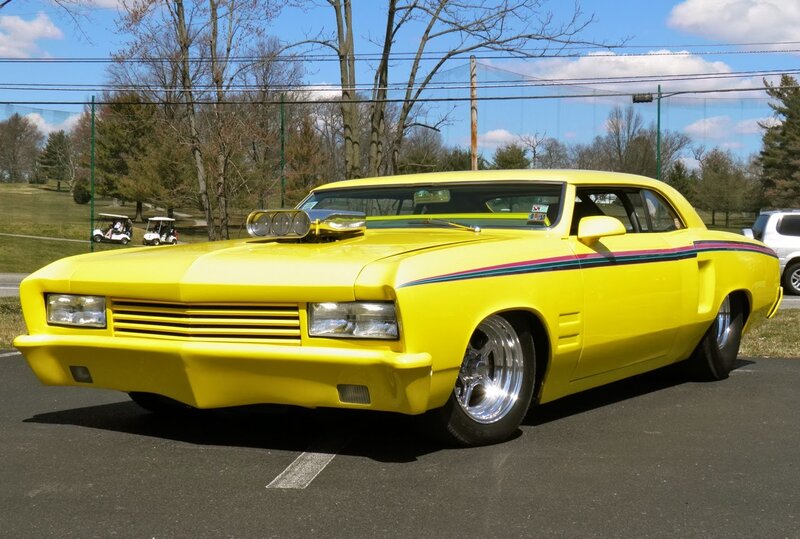 Yellow Custom Car — Bright