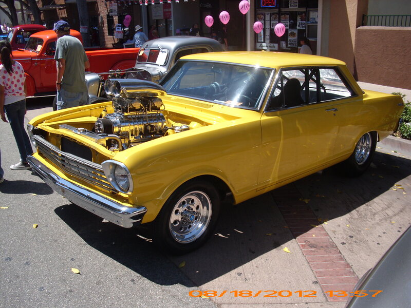 Yellow Custom Car — Outdoor