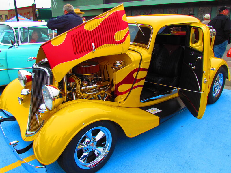 Yellow Custom Car — Showcase, Afternoon