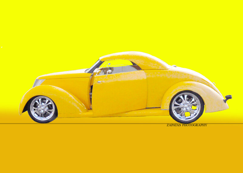 Yellow Custom Car — Vibrant