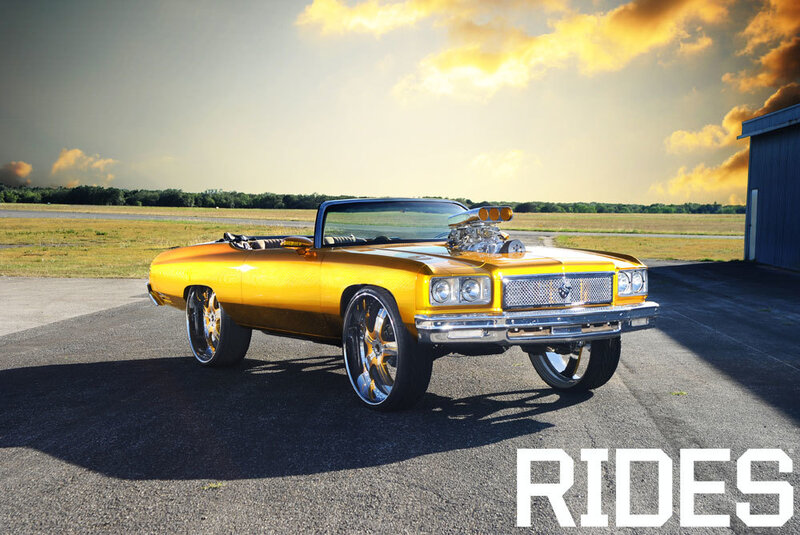 Yellow Custom Convertible