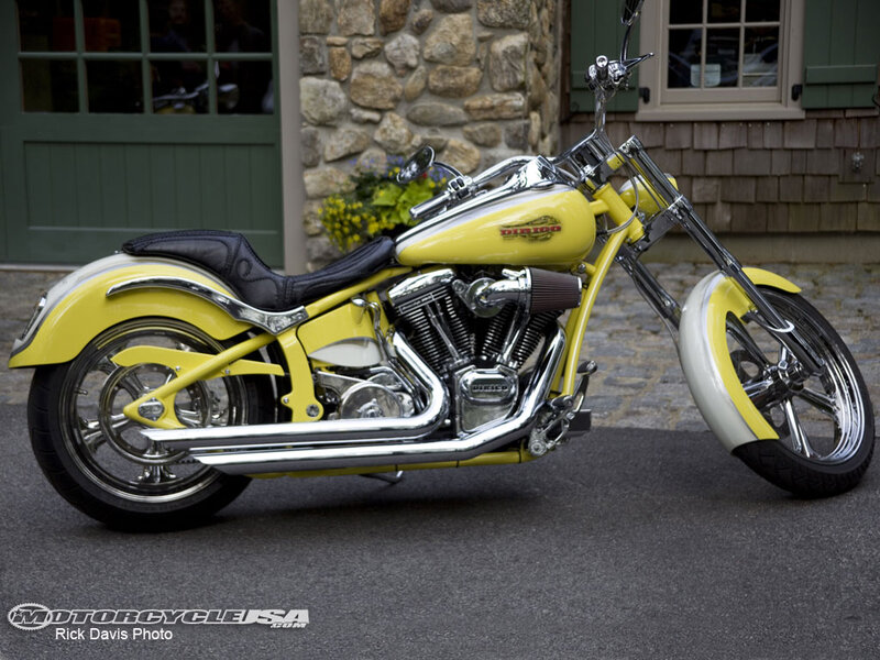 Yellow Custom Motorcycle — Calm