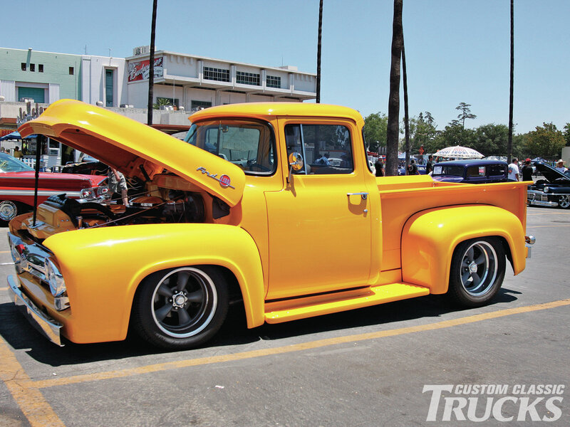 Yellow Custom Pickup Truck — Bright