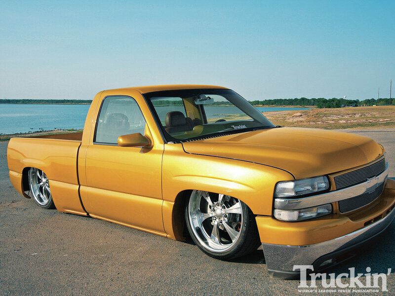 Yellow Custom Pickup Truck — Gold, Serene