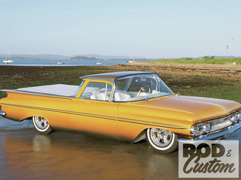 Yellow Custom Pickup Truck — Gold