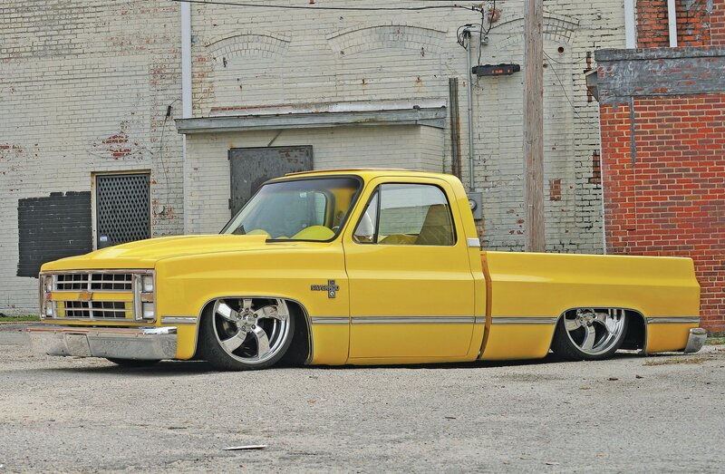 Yellow Custom Pickup Truck — Urban