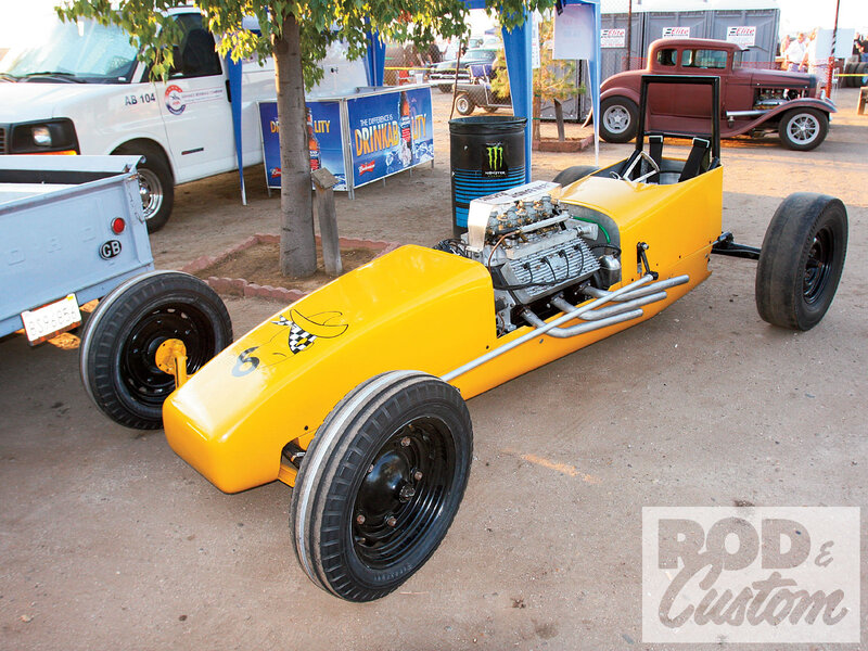 Yellow Custom Race Car