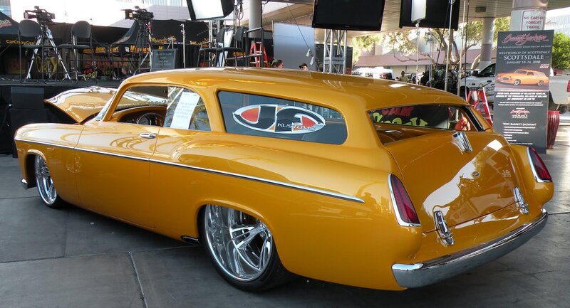Yellow Custom Station Wagon