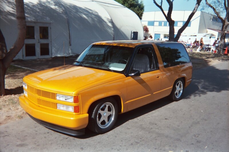 Yellow Custom Suv