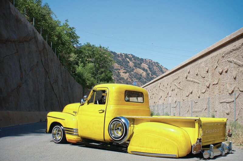 Yellow Custom Truck — Bright