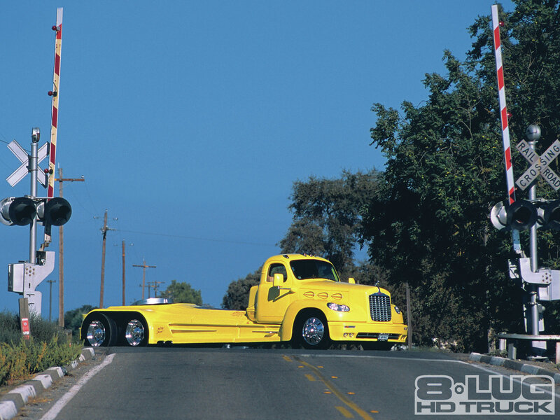 Yellow Custom Truck