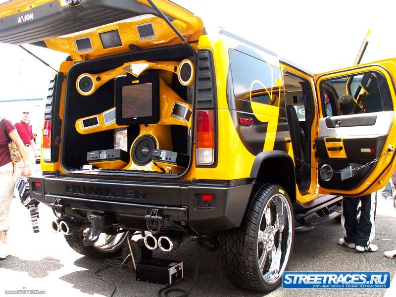 Yellow Customized Hummer