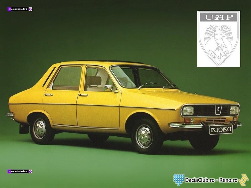 Yellow Dacia Sedan