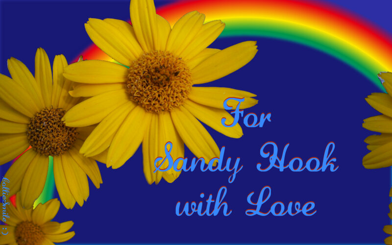 Yellow Daisies with Rainbow