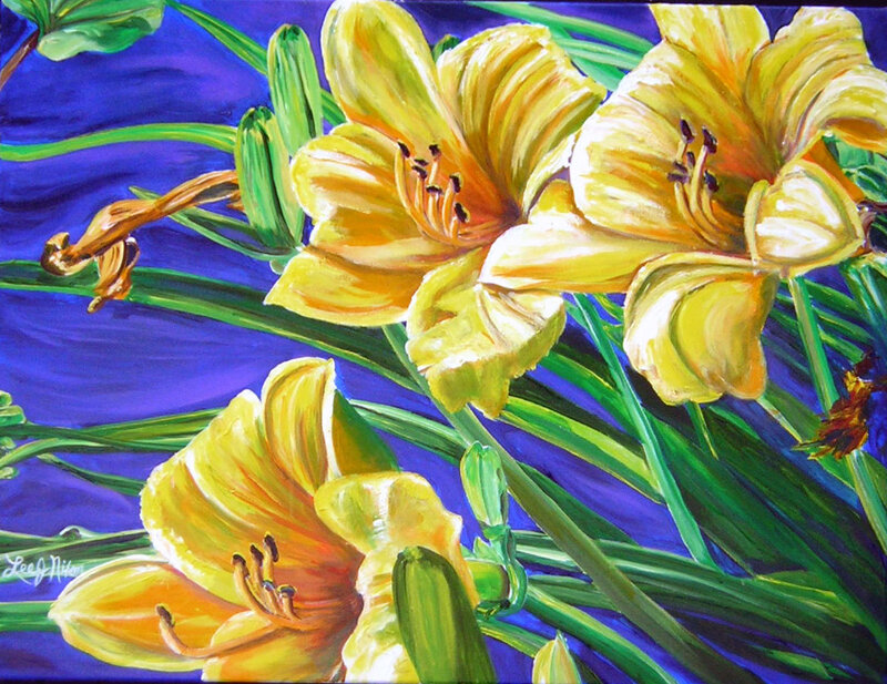 Yellow Daylilies