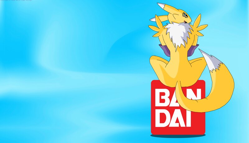 Yellow Digimon Character — Blue