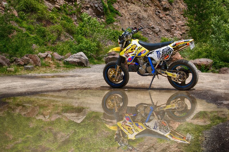 Yellow Dirt Bike — Serene