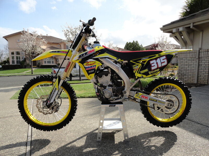 Yellow Dirt Bike