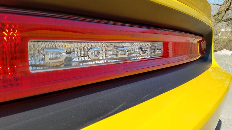 Yellow Dodge Car