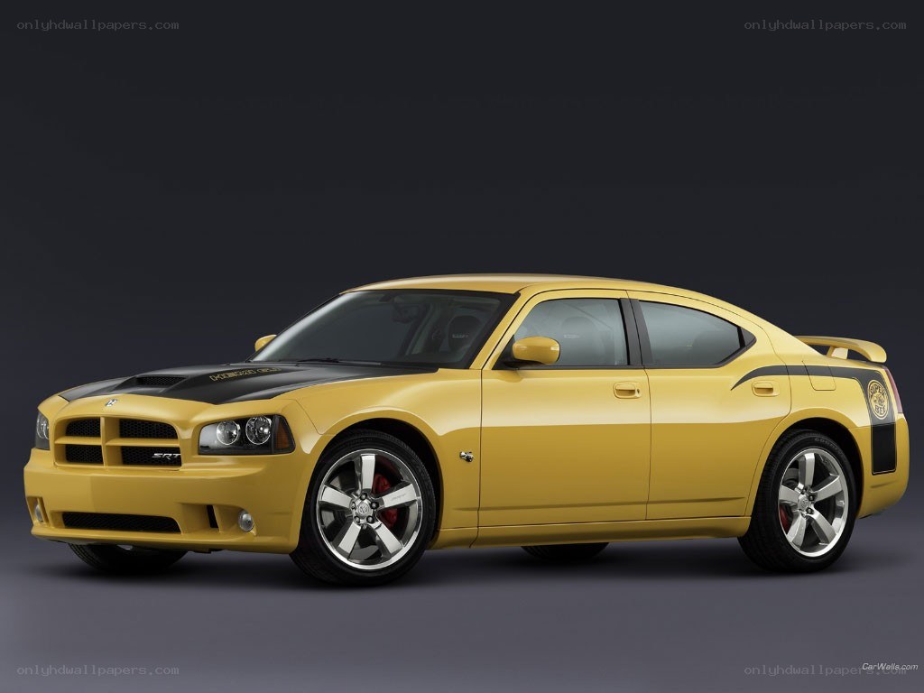yellow dodge charger srt8