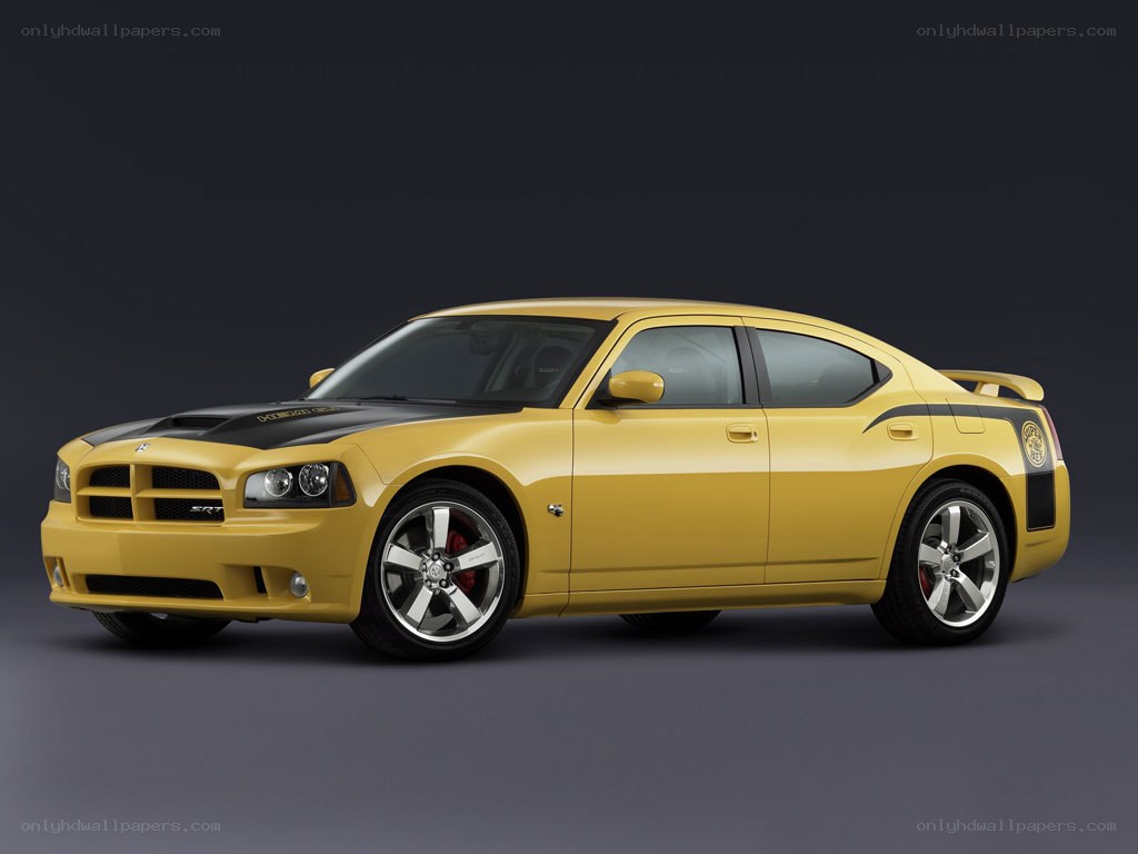 yellow dodge charger srt8
