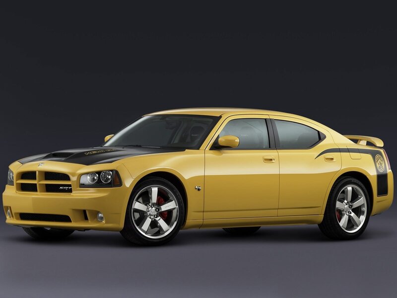 yellow dodge charger srt8
