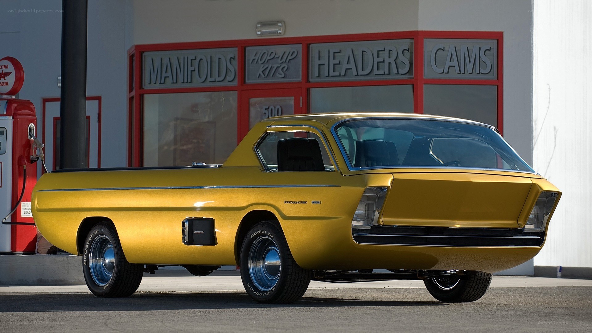 Yellow Dodge Concept Truck