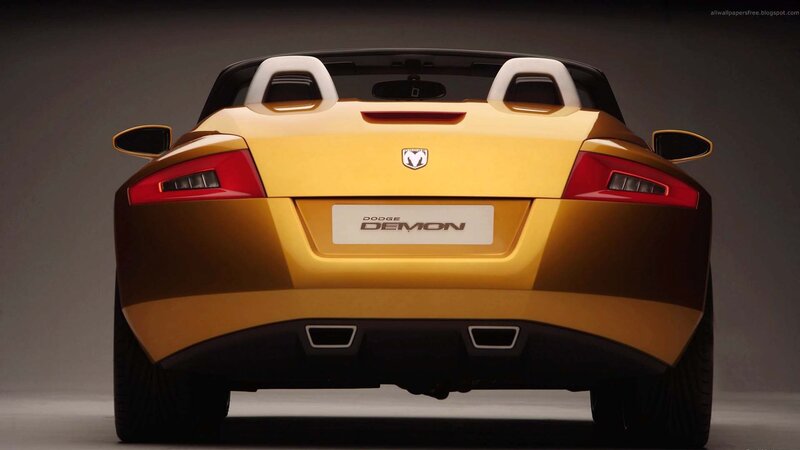 Yellow Dodge Demon Car — Gold, Dramatic