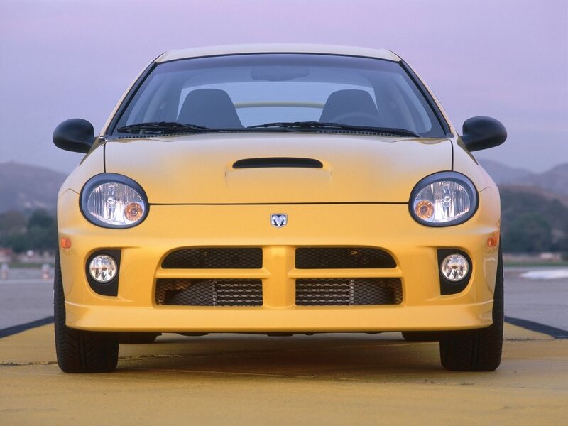 yellow dodge neon srt-4