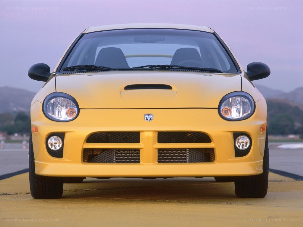 yellow dodge neon srt-4