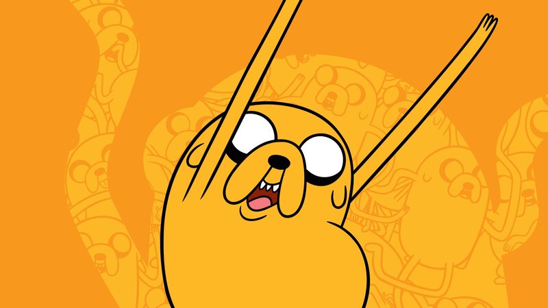 Yellow Dog Character — Orange