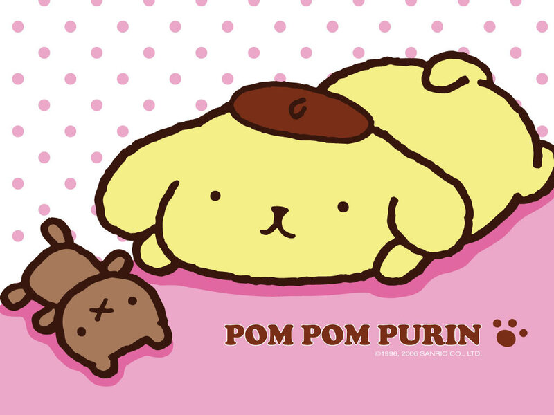 Yellow Dog Character — Pink