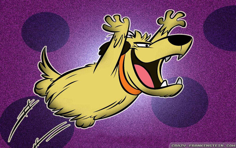 Yellow Dog in Motion