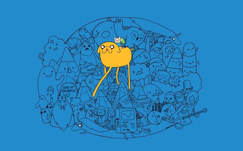 Yellow Dog with Boy