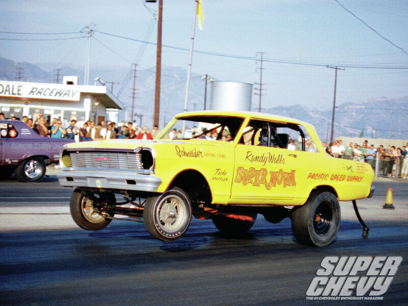 Yellow Drag Racing Car — Active