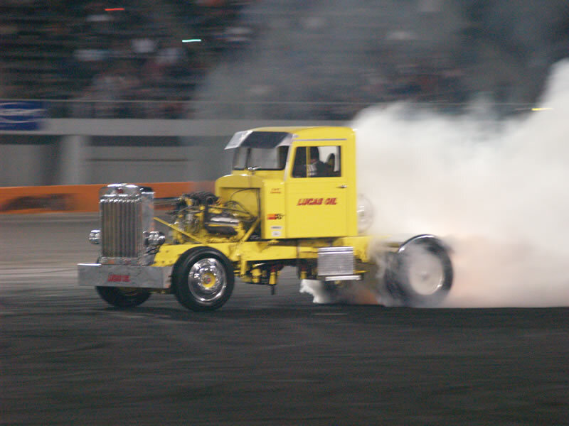 Yellow Drag Truck